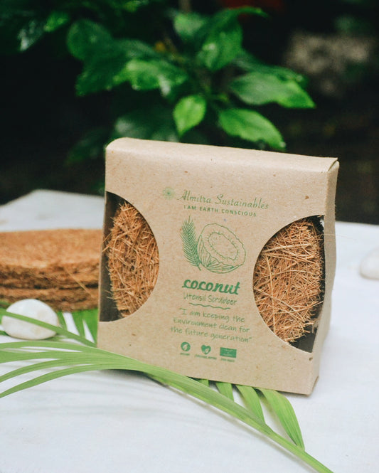 Coconut Fiber - Coir Scrub pack of 3