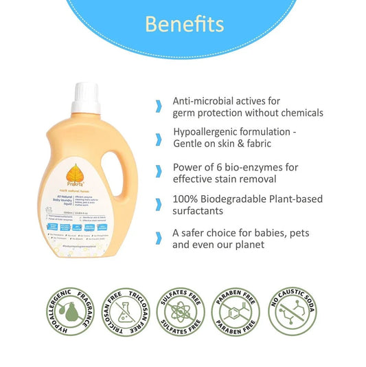 All Natural Baby Laundry Liquid - 1000ml