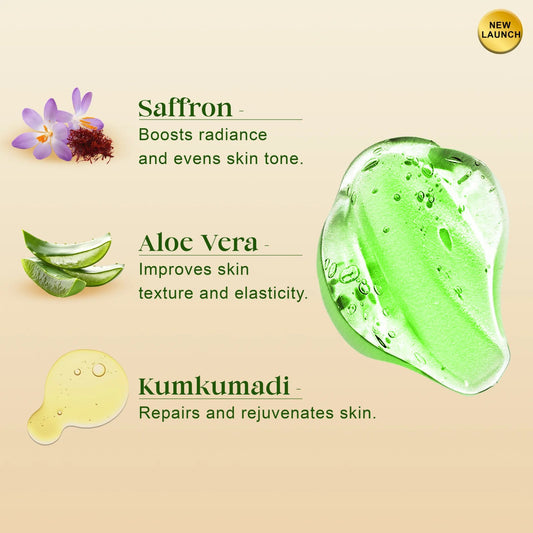 Aloe vera Saffron & Kumkumadi Face Gel