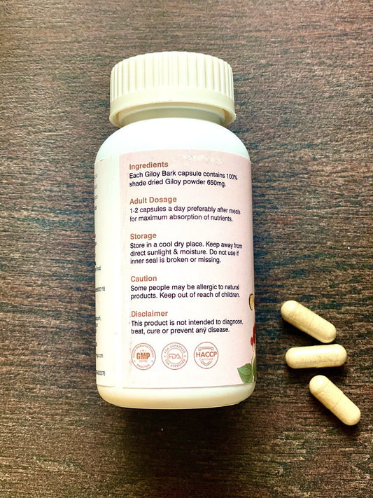 Daivik Moringa Giloy Veg Capsules | 100% Natural | Immunity Booster | 100 Caps Each