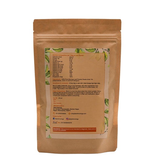 Daivik Moringa Miracle Moringa Powder | 100% Natural | Immunity Booster, Anti Aging, Anti Oxidant | 250 gms
