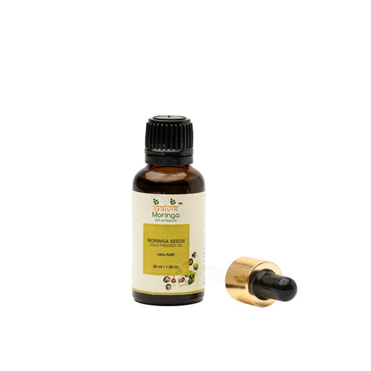 Daivik Moringa Seeds Cold Pressed Oil | 100% Natural | Hair Growth & Skin Care | 30 ml
