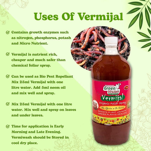 Greenvision Eco Organics Vermijal Foliar Spray 1 L