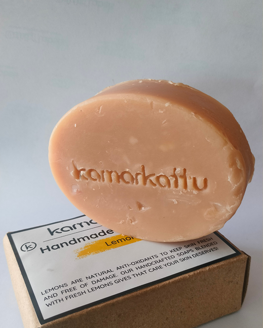 Handmade Bath soap - Lemon (100 g, One bar)
