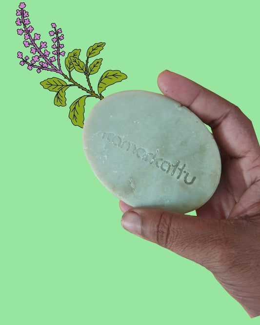 Handmade Bath soap - Tulasi (100 g, pack of 2)