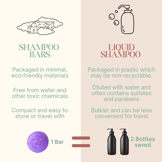 Hibiscus Punch Shampoo Bar for Dry and Frizzy Hair