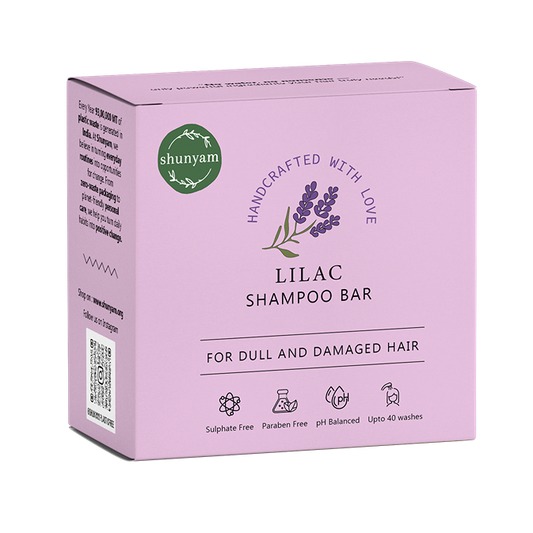 Lilac Shampoo Bar for Dull and Damaged Hair
