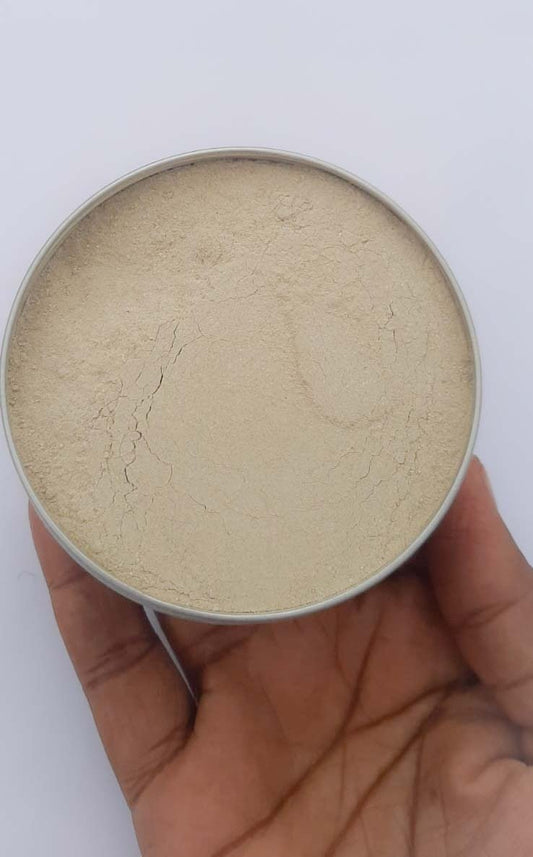 Natural Dusting Powder - Rose Geranium (50 g, powder only)