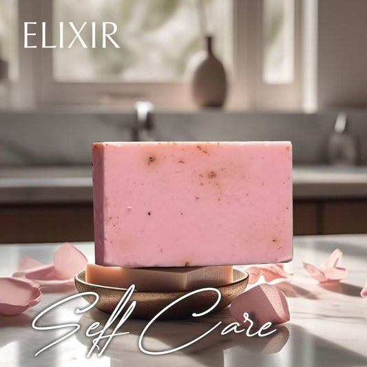 Cold pressed rose soap