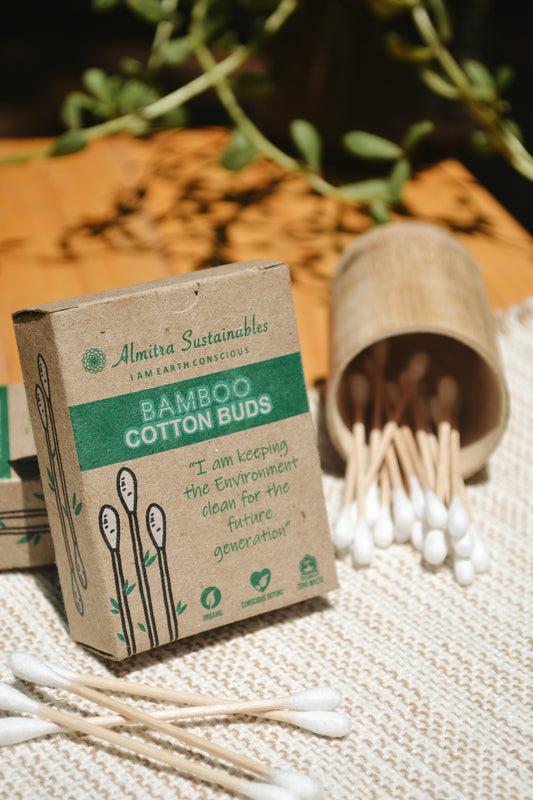 Bamboo Cotton Buds(Pack of 2 Boxes)