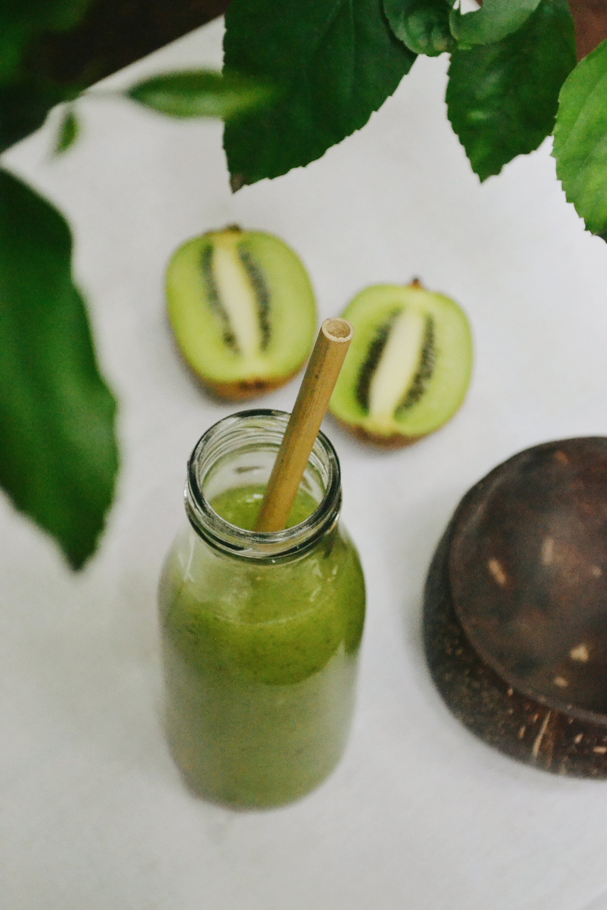 Bamboo Straw ( Pack of 4) With 1 Cleaner