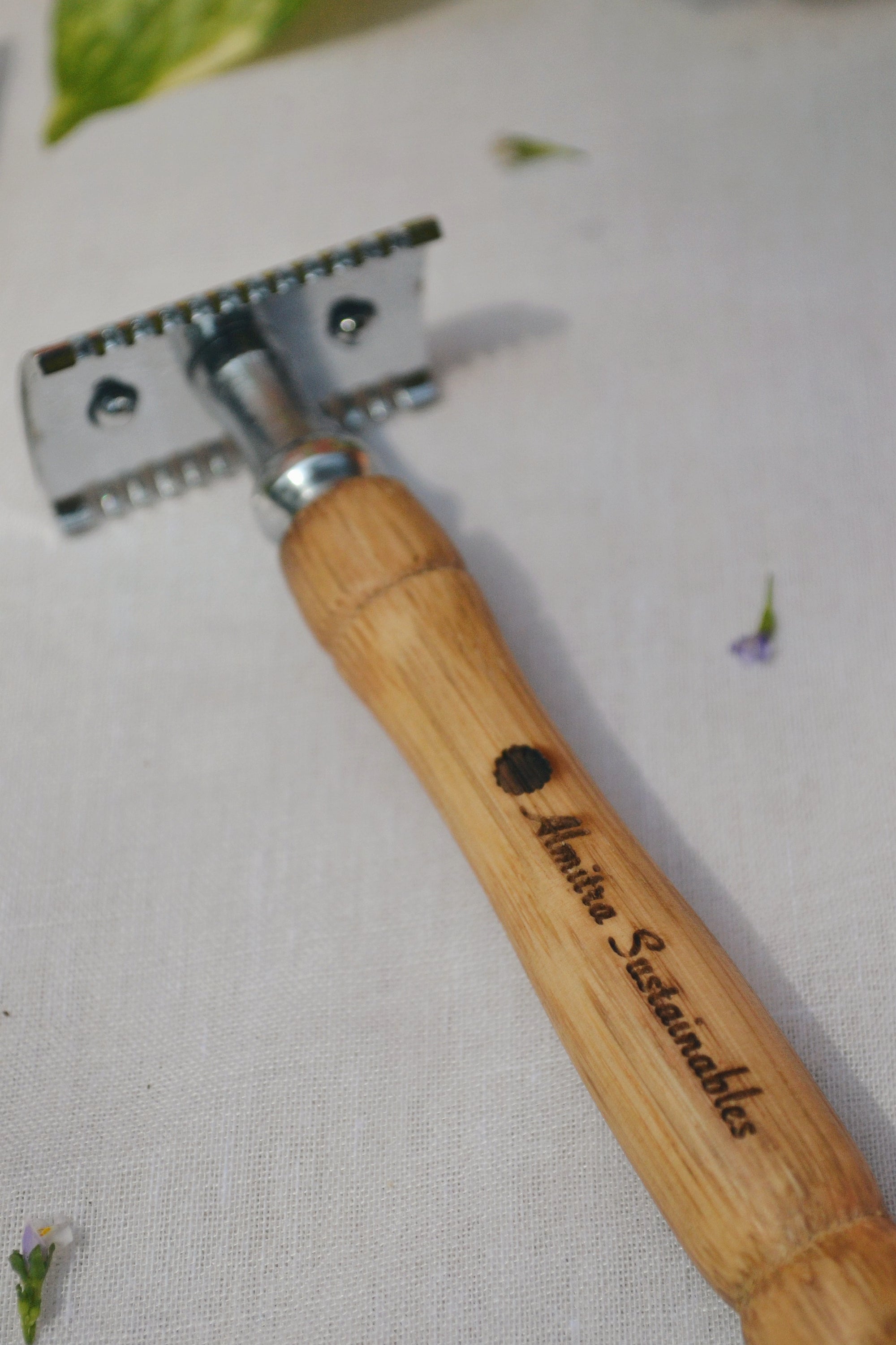 Reusable Bamboo Safety Razor (Double Edged) – Pack of 2