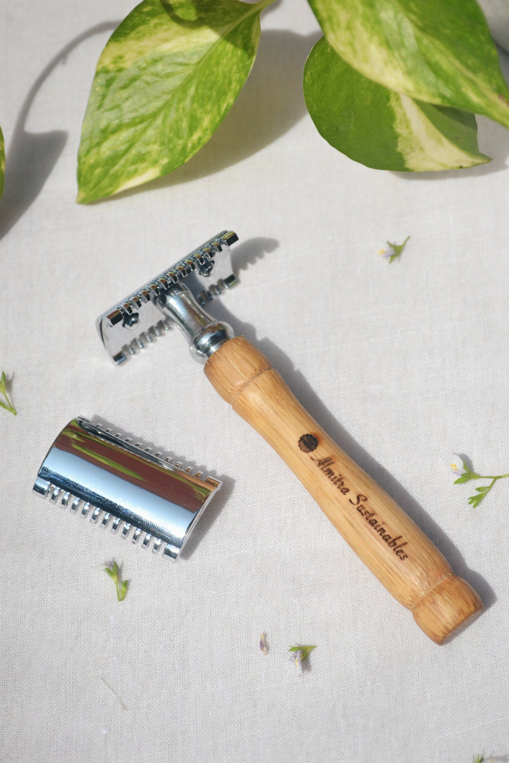 Reusable Bamboo Safety Razor (Double Edged)
