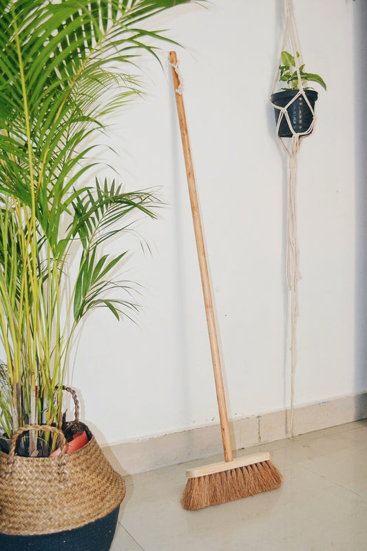 Coconut Fiber –Stand Erect Sweeping Broom (Clean With Pride)
