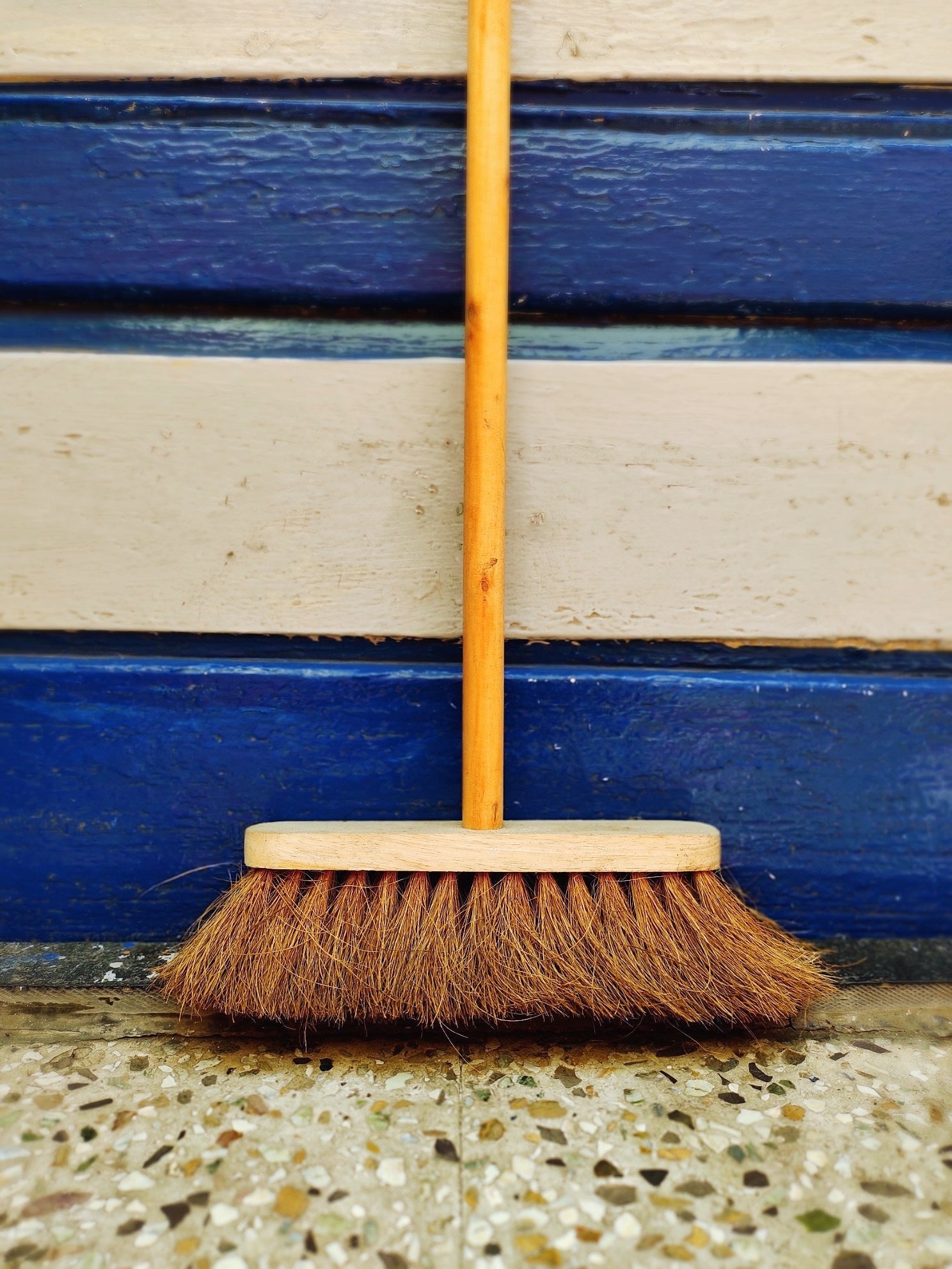 Coconut Fiber –Stand Erect Sweeping Broom (Clean With Pride)