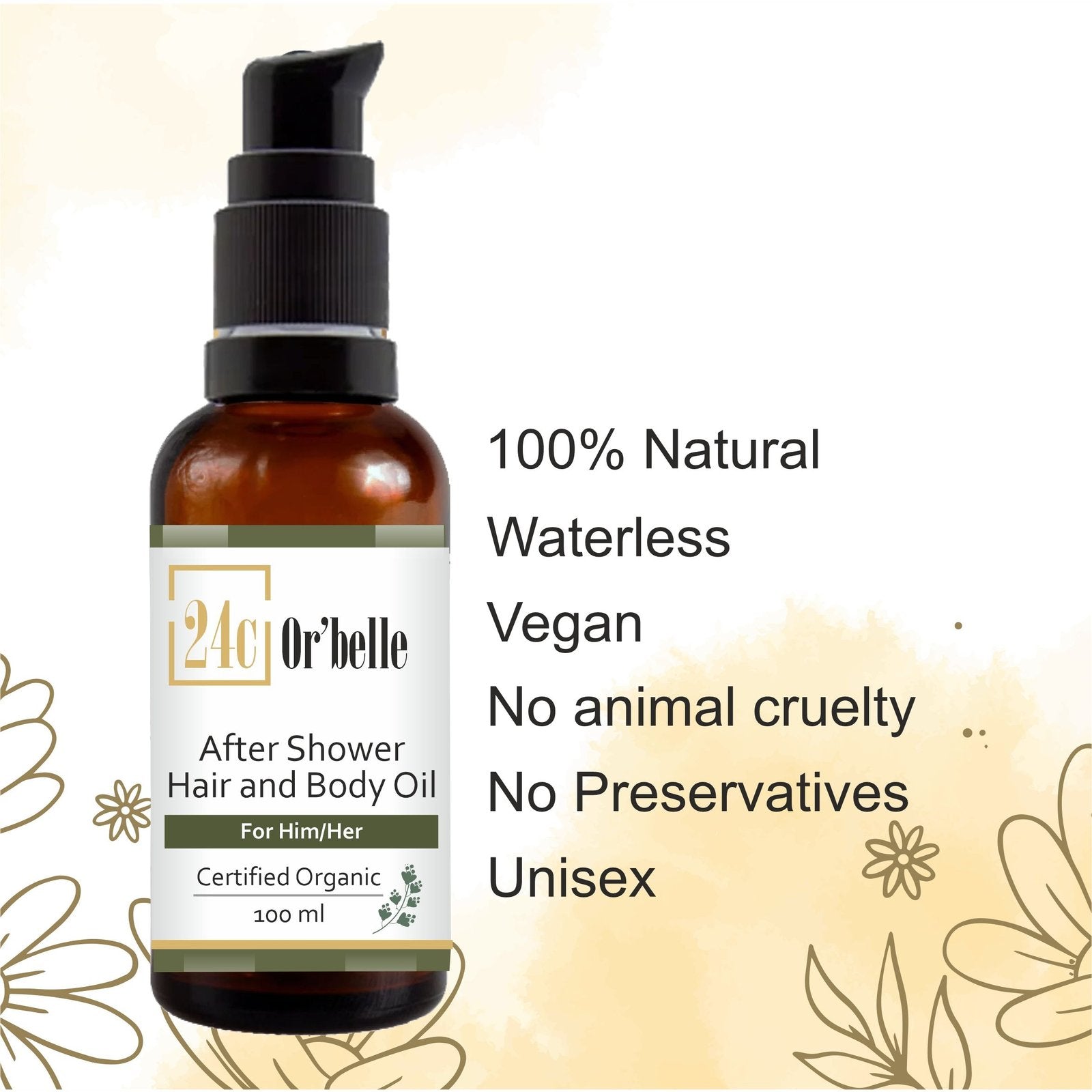 After Shower hair & body oil