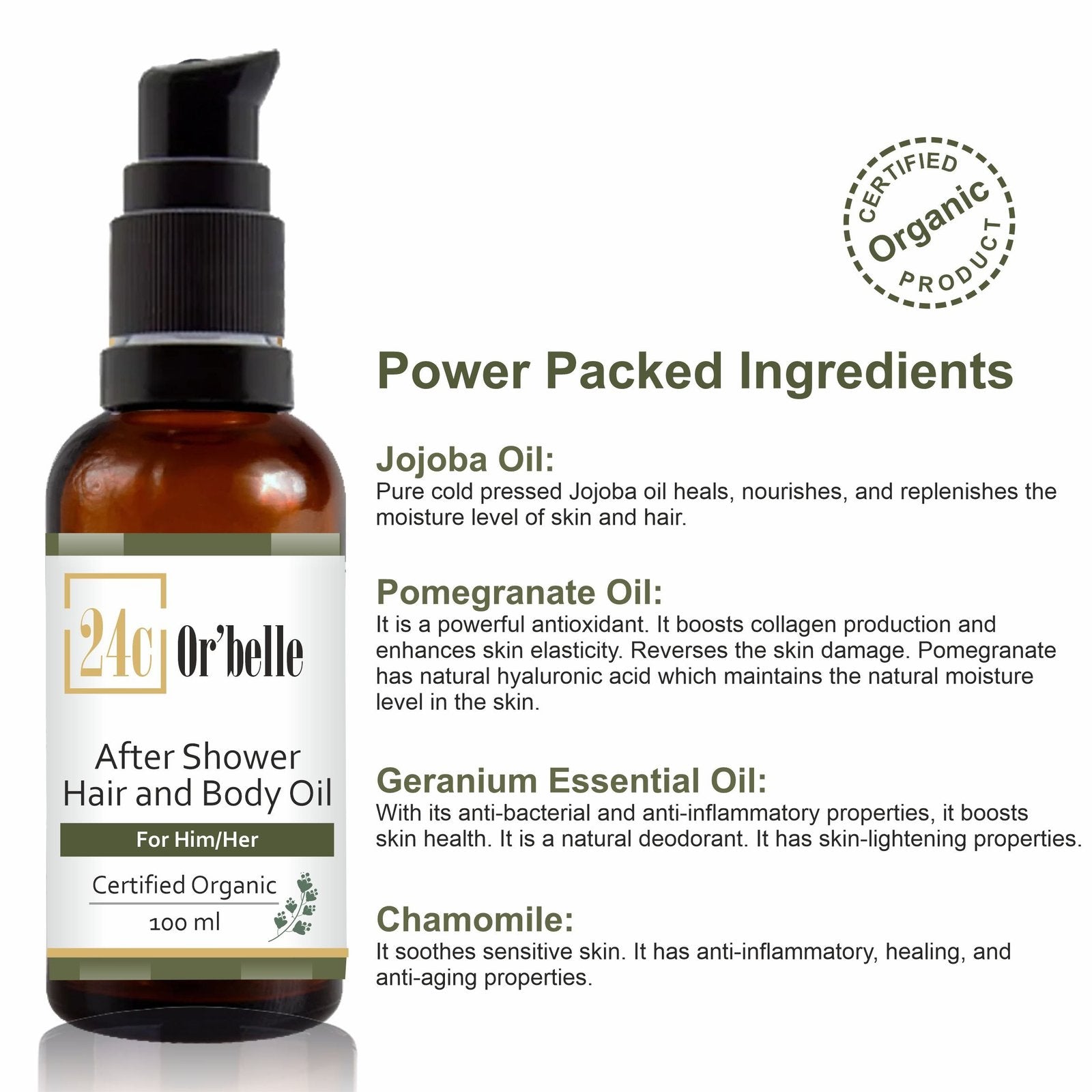 After Shower hair & body oil