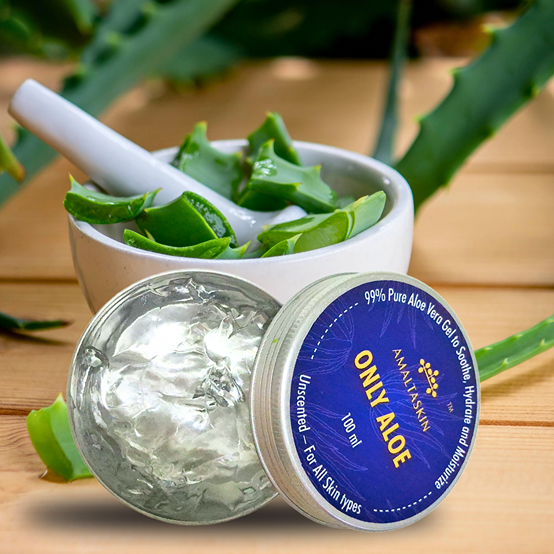 99% Pure Aloe Vera Gel to Soothe, Hydrate and Moisturize