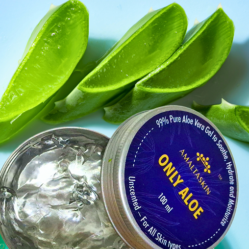 99% Pure Aloe Vera Gel to Soothe, Hydrate and Moisturize