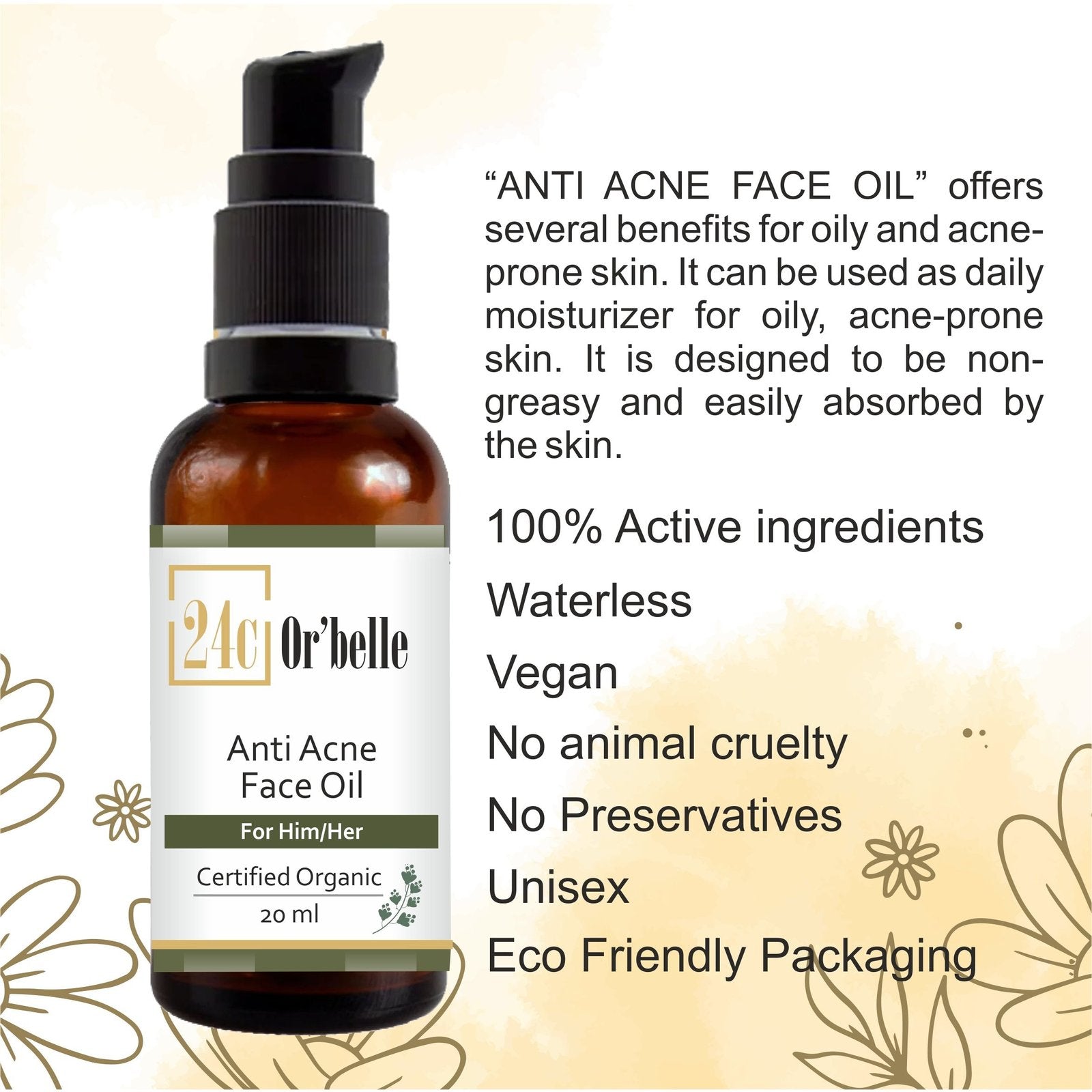 Anti Acne face Oil