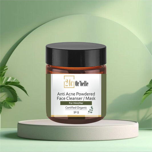 Anti Acne powdered face cleanser / mask
