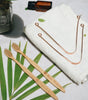 Oral Care Set – Bamboo Toothbrush and Copper Tongue Cleaner (Pack of 2)