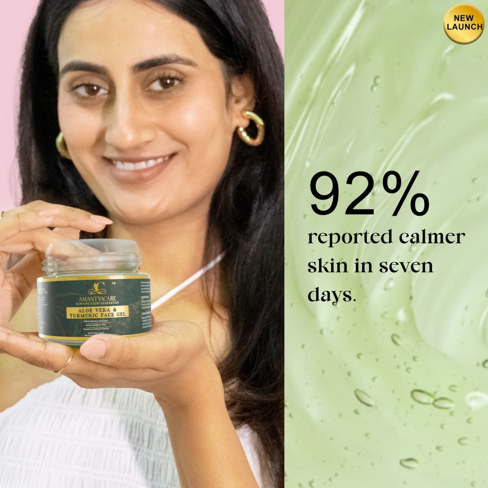 Aloe vera & Turmeric Face Gel