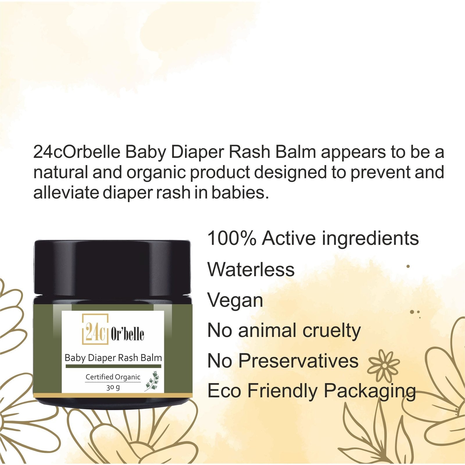 Baby Diaper Rash Balm