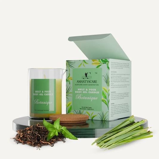 Botanique - Body Oil Candle Tea Tree & Lemongrass