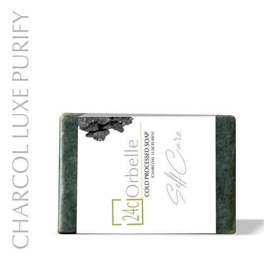 Cold pressed charcoal soap