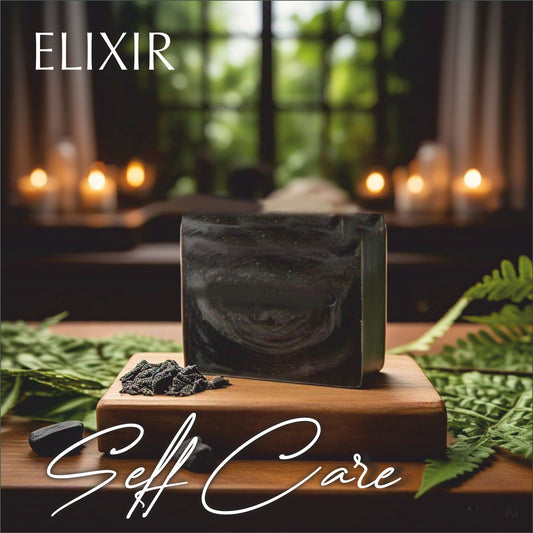 Cold pressed charcoal soap