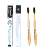 Bamboo Toothbrush – Charcoal (Pack of 2)