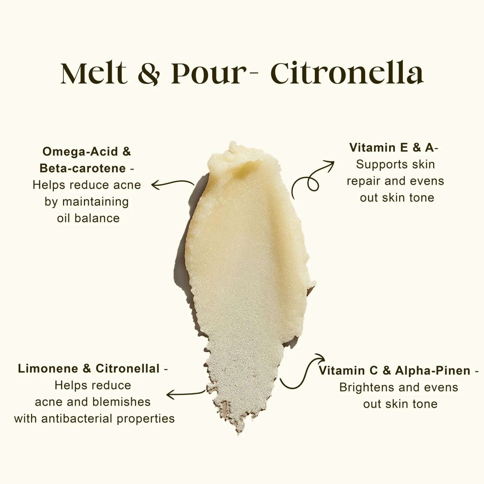 Citronella - Body Oil Candle