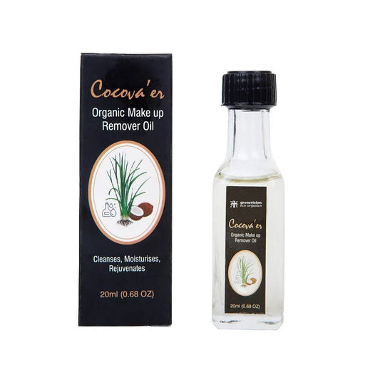 Cocova Organic Coconut Oil Vetiver Blend Makeup Remover  20 ml