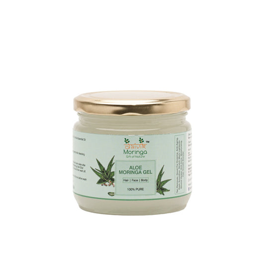 Daivik Moringa Aloe Moringa Gel | 100% Natural | Anti Aging, Anti Acne, Hair Growth, Moisturizer | 300 g 