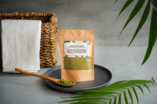 Daivik Moringa Skin Elixir | 100% Natural | Pigmentation & Blemish Removal, Anti Acne, Tan Removal | 50 g
