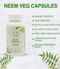 Daivik Moringa Neem Veg Capsules | 100% Natural | Detox, Skin Care, Anti Inflammatory | 100 Caps Each