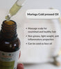 Daivik Moringa Seeds Cold Pressed Oil | 100% Natural | Hair Growth & Skin Care | 100 ml