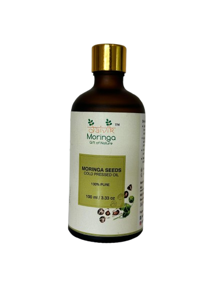 Daivik Moringa Seeds Cold Pressed Oil | 100% Natural | Hair Growth & Skin Care | 100 ml