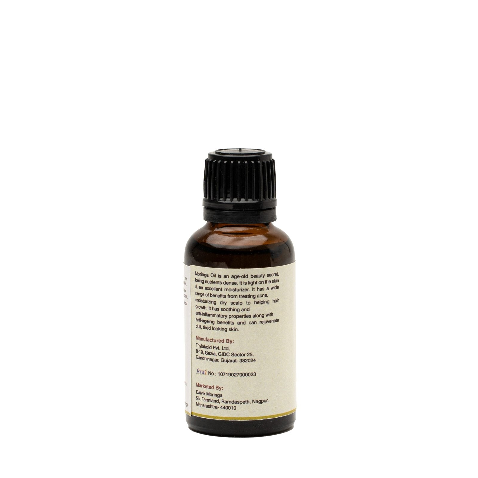 Daivik Moringa Seeds Cold Pressed Oil | 100% Natural | Hair Growth & Skin Care | 30 ml