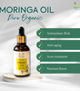 Daivik Moringa Seeds Cold Pressed Oil | 100% Natural | Hair Growth & Skin Care | 30 ml