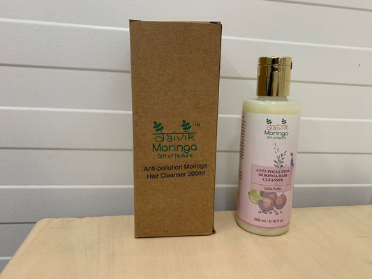 Anti Pollution Moringa Hair Cleanser- 200 ml, Sulphate and Paraben Free