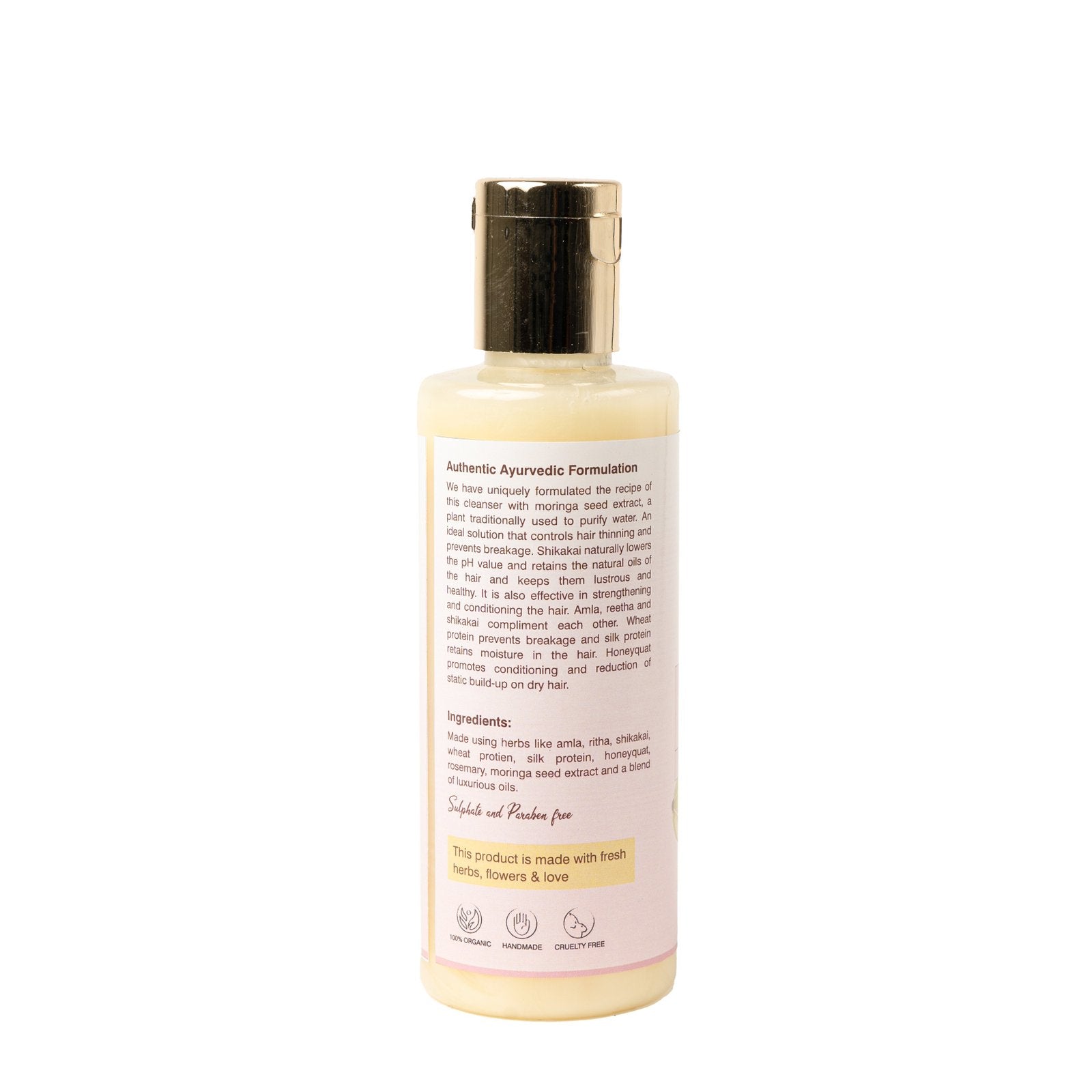 Anti Pollution Moringa Hair Cleanser- 200 ml, Sulphate and Paraben Free