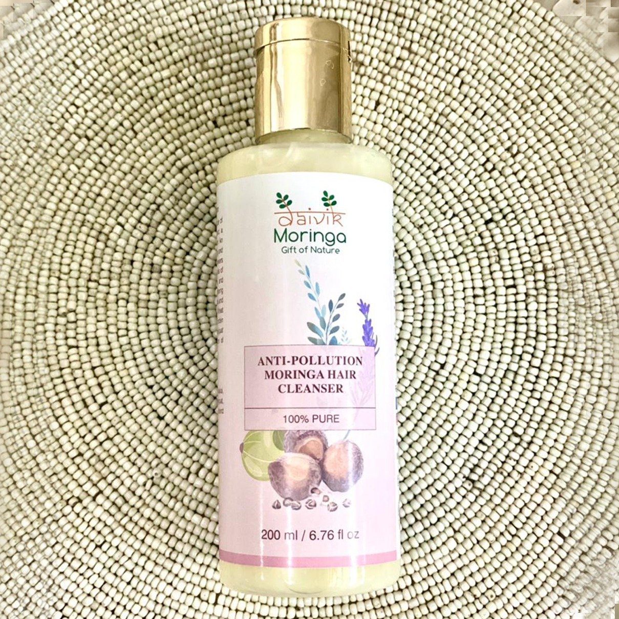 Anti Pollution Moringa Hair Cleanser- 200 ml, Sulphate and Paraben Free
