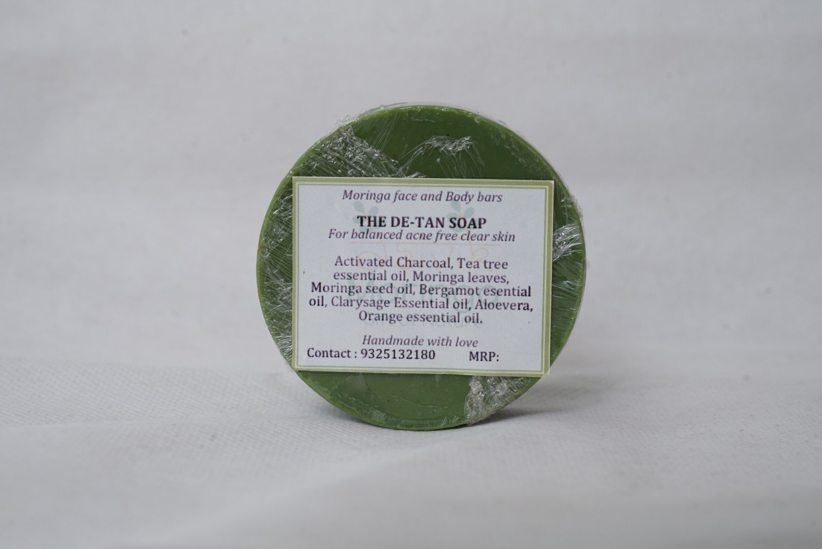 Moringa with Activated Charcoal Soap