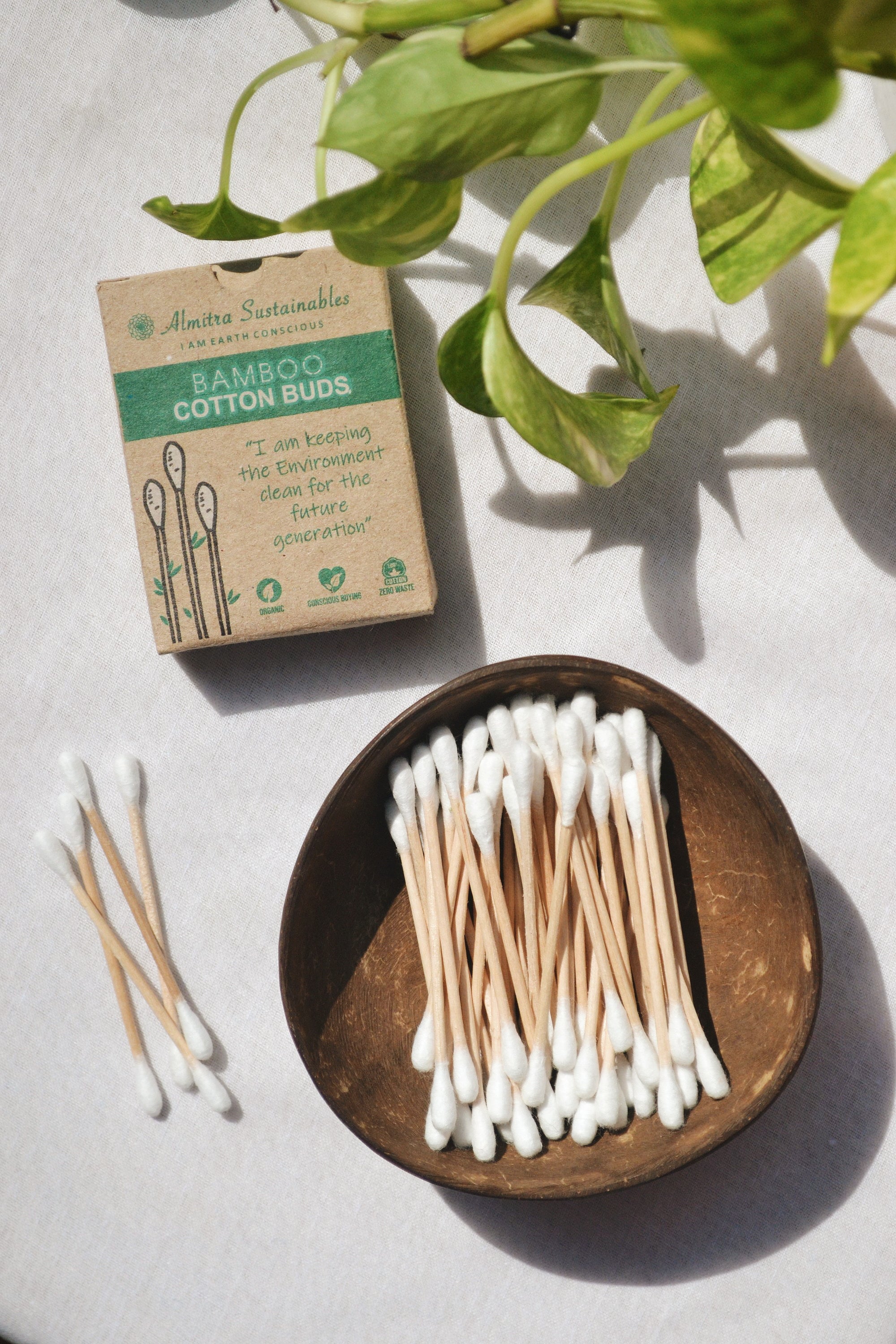 Bamboo Cotton Buds(Pack of 2 Boxes)