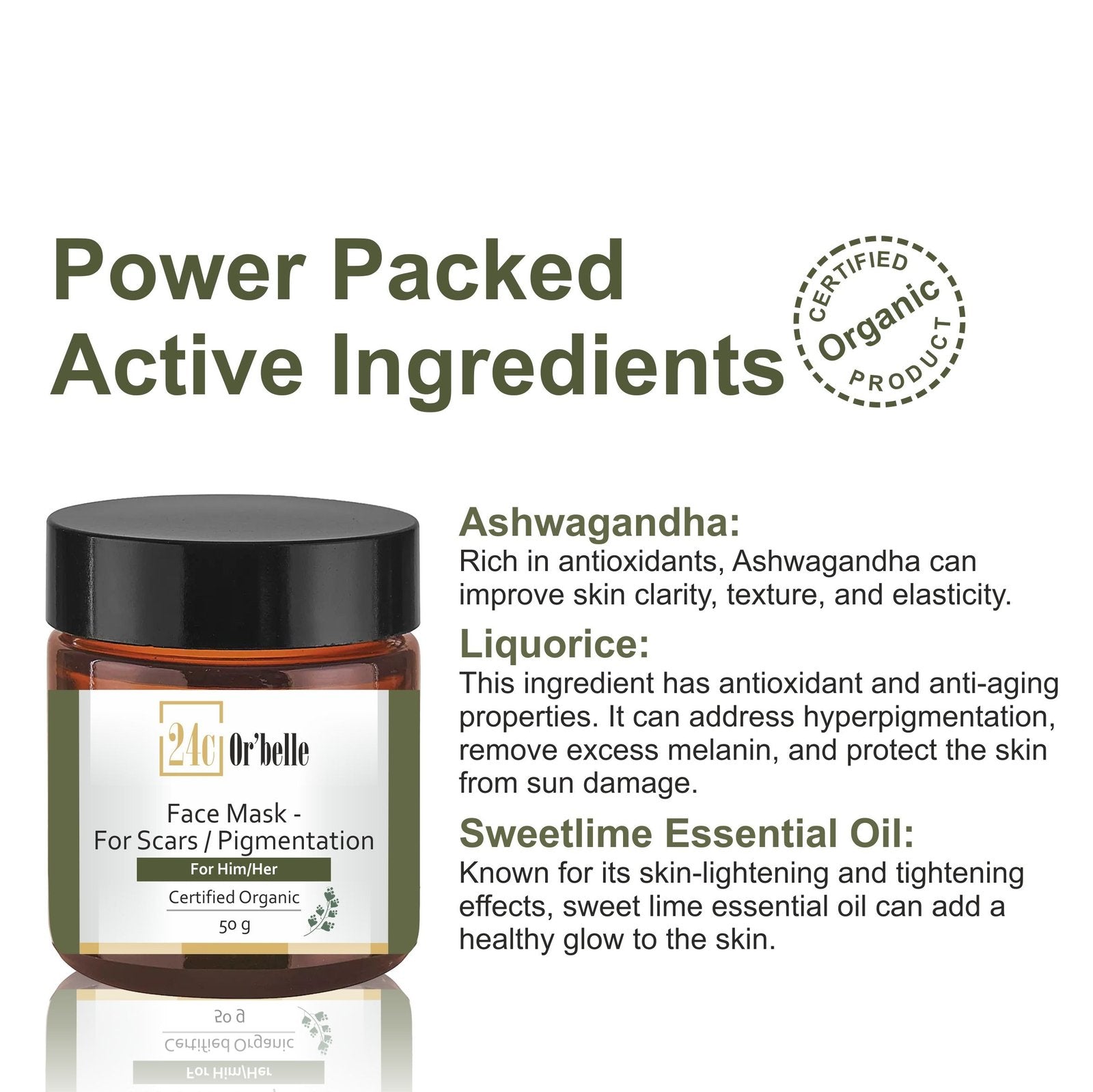 Face Mask - For Scars & Pigmentation