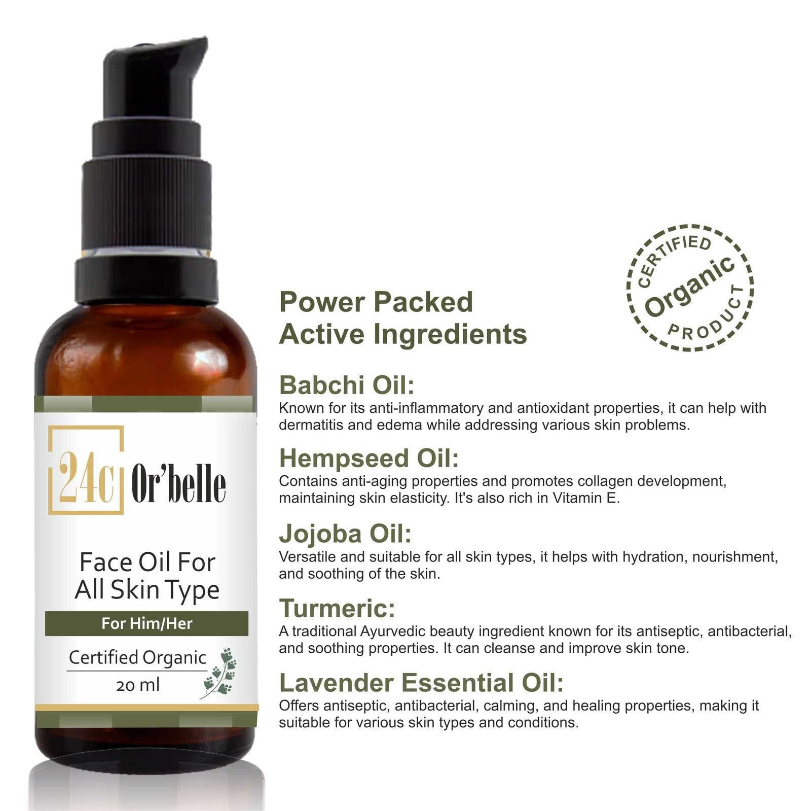 Face oil for all skin type