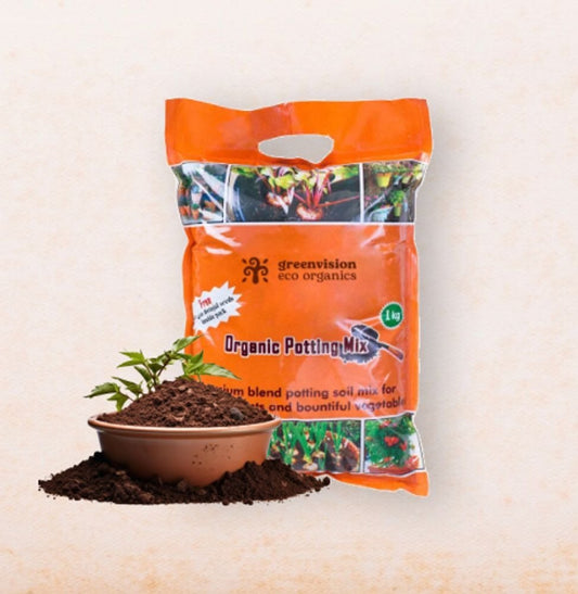 Greenvision Eco Organics Potting Mix Organic Manure 1 KG
