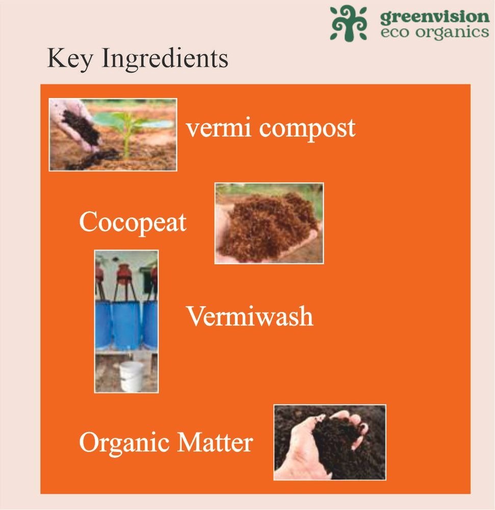 Greenvision Eco Organics Potting Mix Organic Manure 1 KG